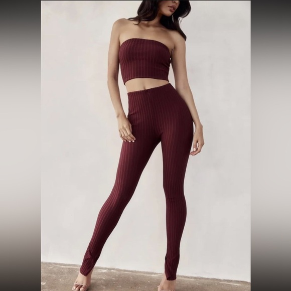 Meshki burgundy set XS - Picture 2 of 3